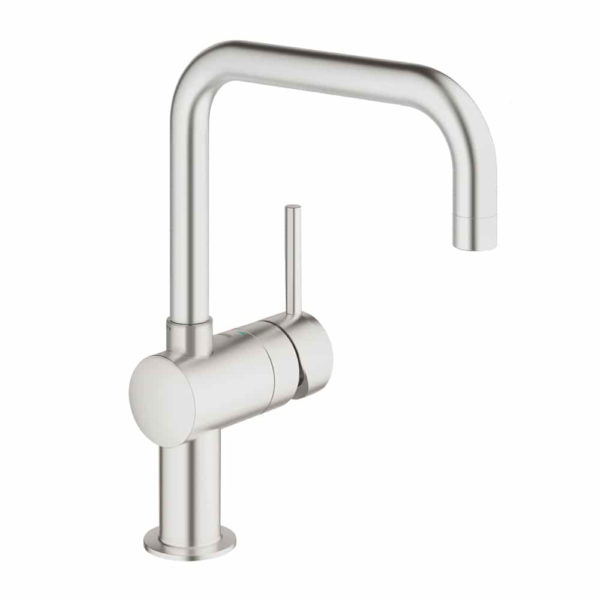 Grohe Minta keukenkraan hoge uitloop supersteel