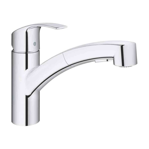 Grohe Eurosmart uittrekbare keukenkraan chroom