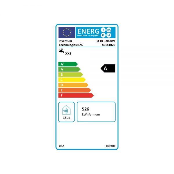 inventum q10 boiler energielabel
