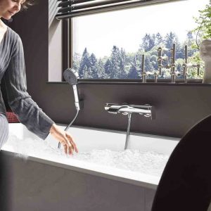 Hansgrohe Vivenis eengreeps badmengkraan opbouw 75420000